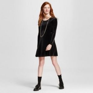 Mossimo Black Velvet Dress